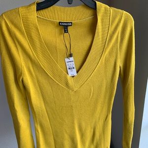 Yellow Express sweater